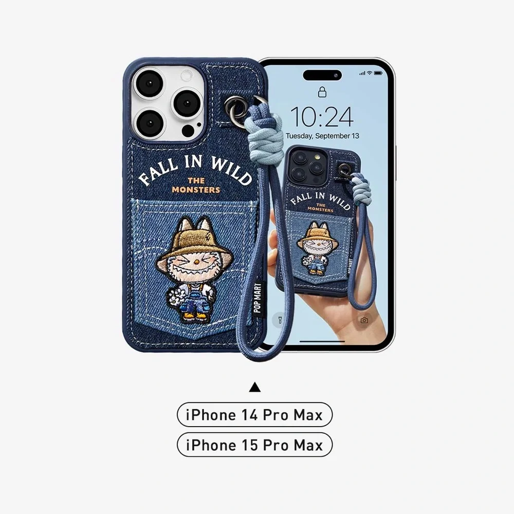 Fall in wild labubu The Monsters iPhone 15 pro MAX case 100% Authentic